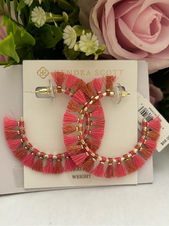 Kendra Scott Jewelry - NWT Kendra Scott Evie Thread Tassel Hoops.